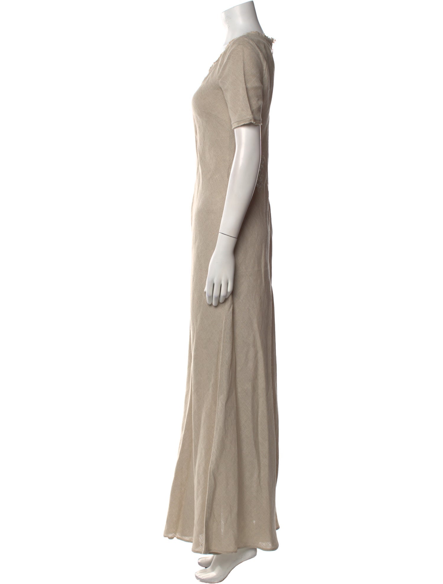 Staud Linen Long Dress