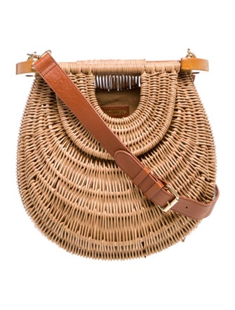 Staud Wicker Crossbody Bag