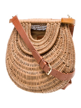 Staud Wicker Crossbody Bag