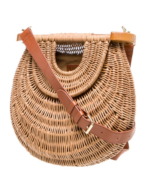 Staud Wicker Crossbody Bag