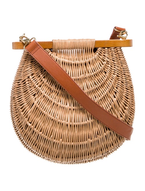 Staud Wicker Crossbody Bag