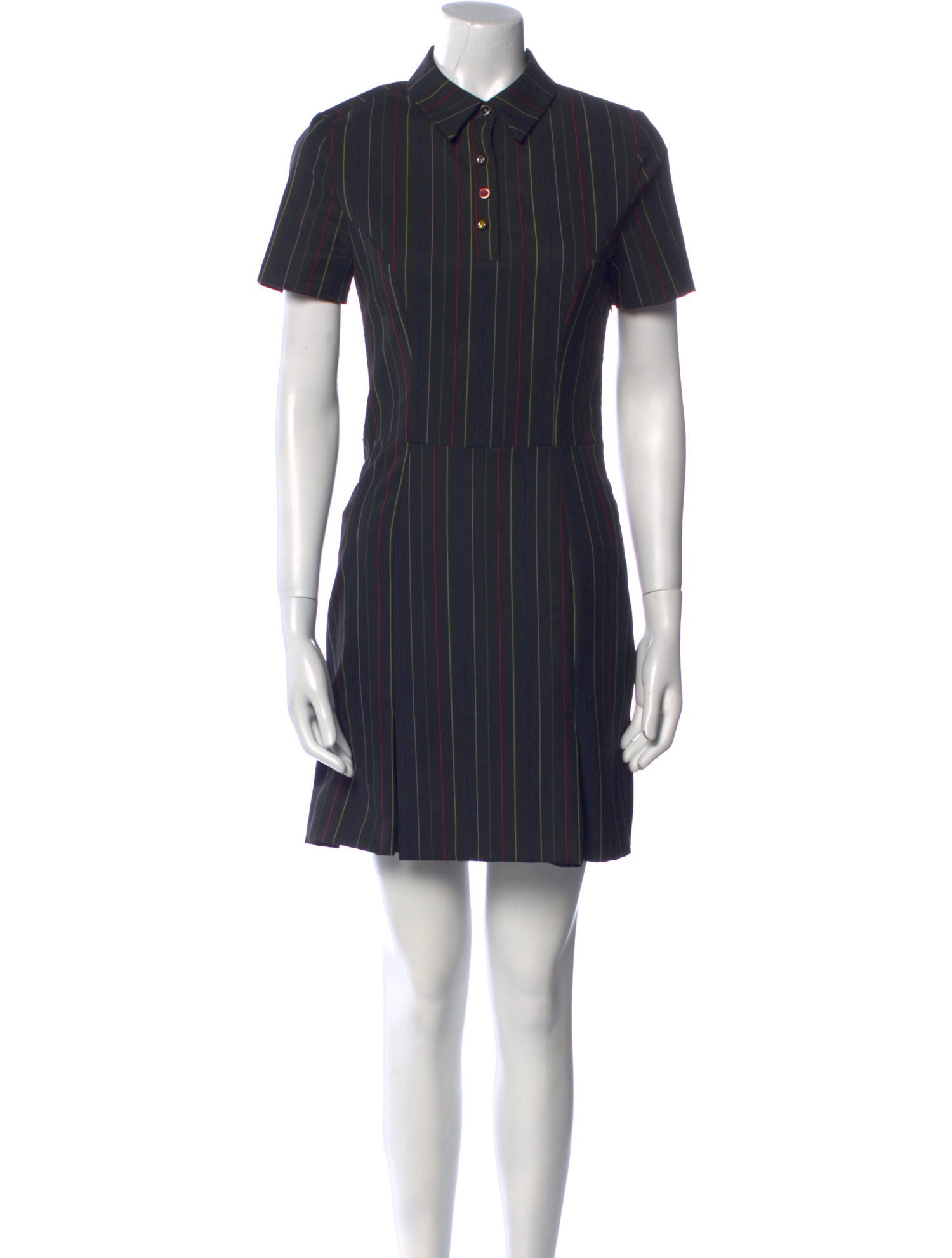 Staud Striped Mini Dress