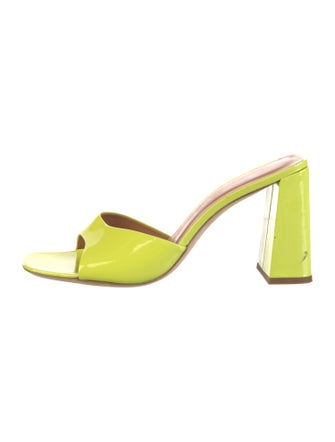 Staud Patent Leather Slides