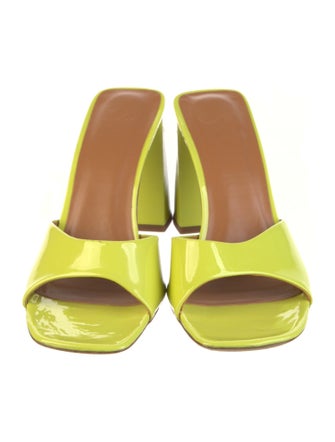 Staud Patent Leather Slides