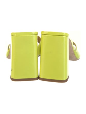 Staud Patent Leather Slides