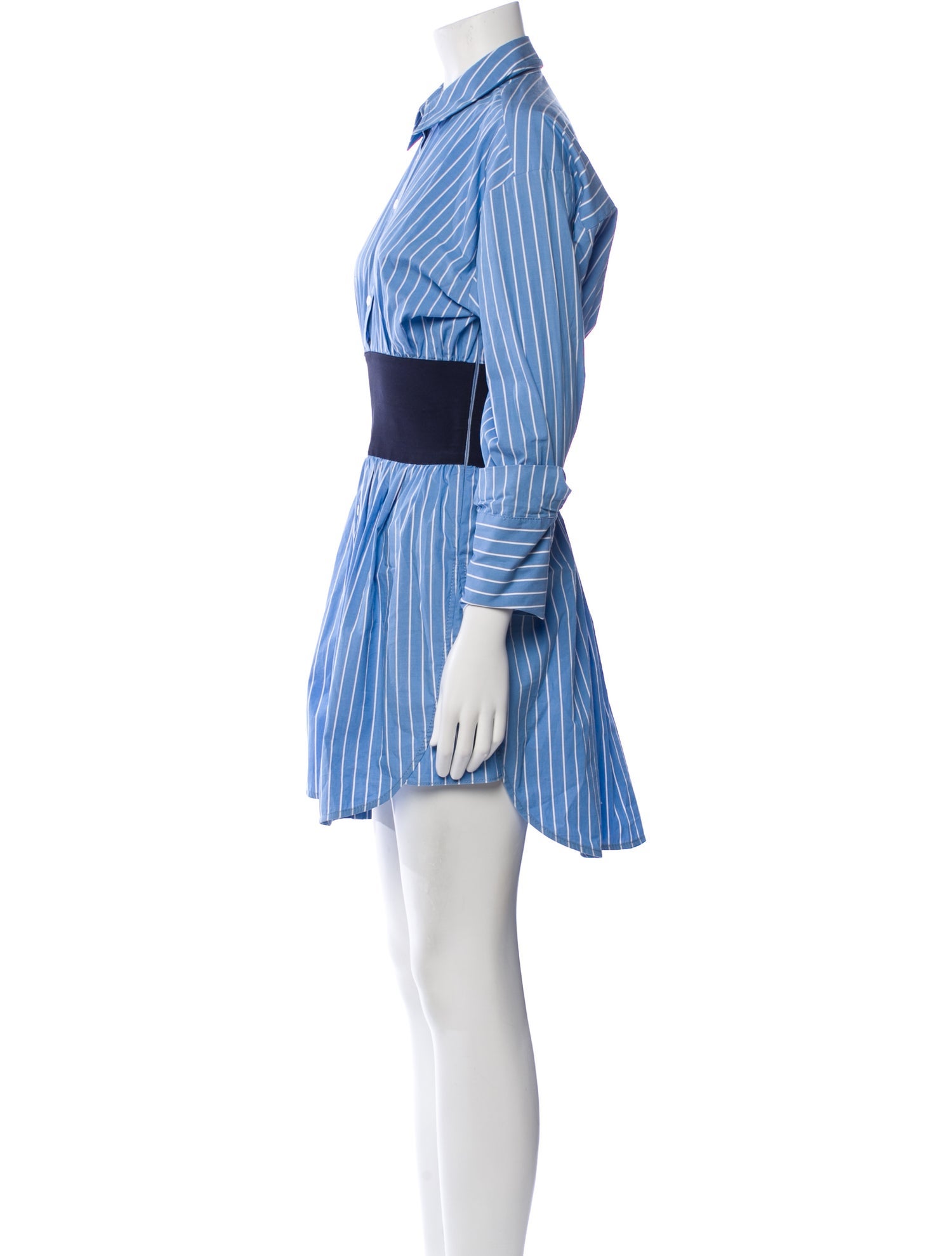 Staud Striped Mini Dress