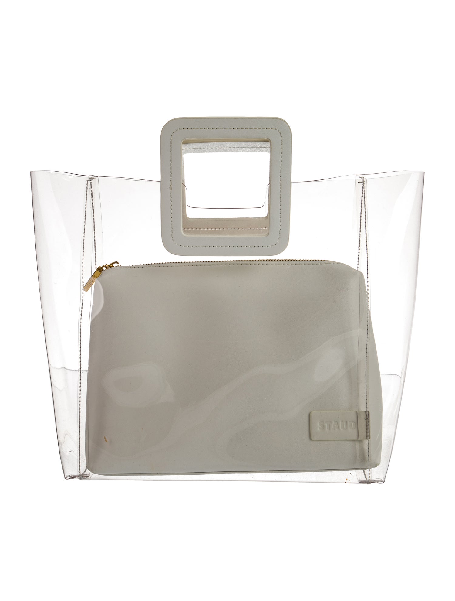 Staud PVC Top Handle Bag