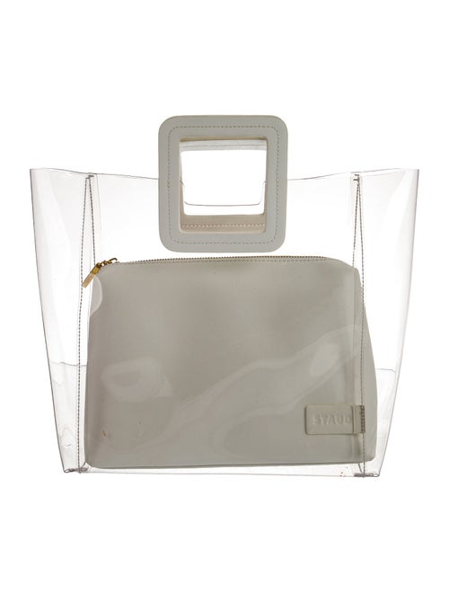 Staud PVC Top Handle Bag