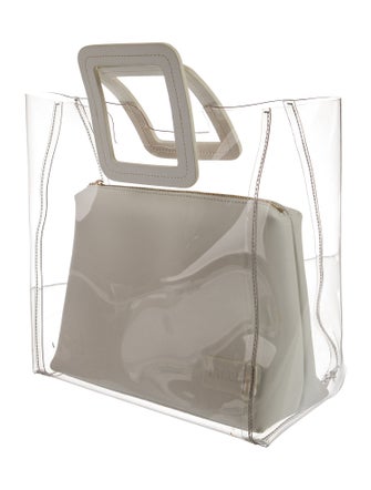 Staud PVC Top Handle Bag