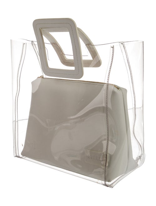 Staud PVC Top Handle Bag