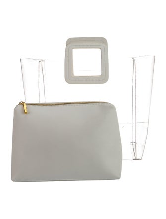 Staud PVC Top Handle Bag