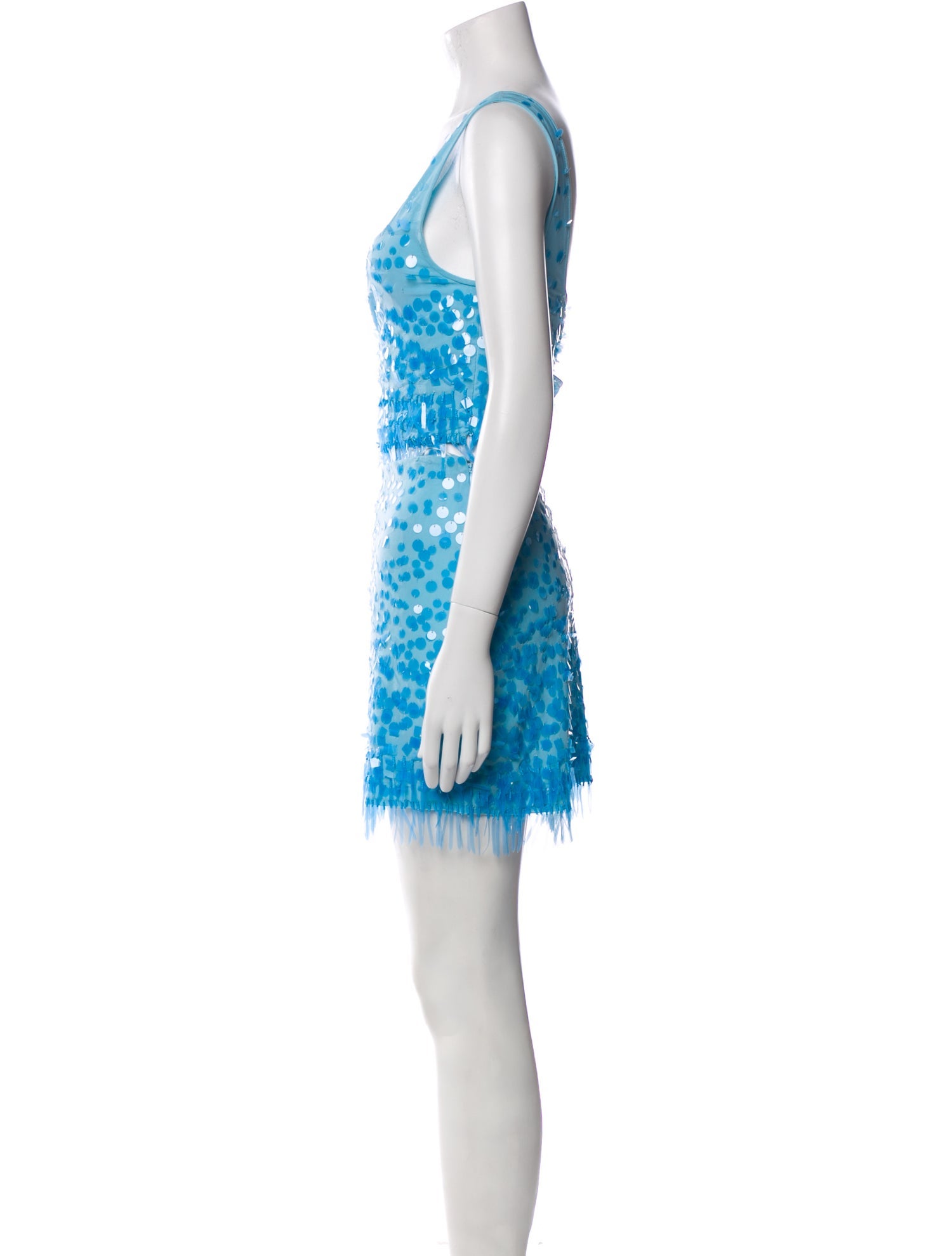 Staud Sequin Embellishments Skirt Set