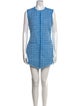 Staud Tweed Pattern Mini Dress
