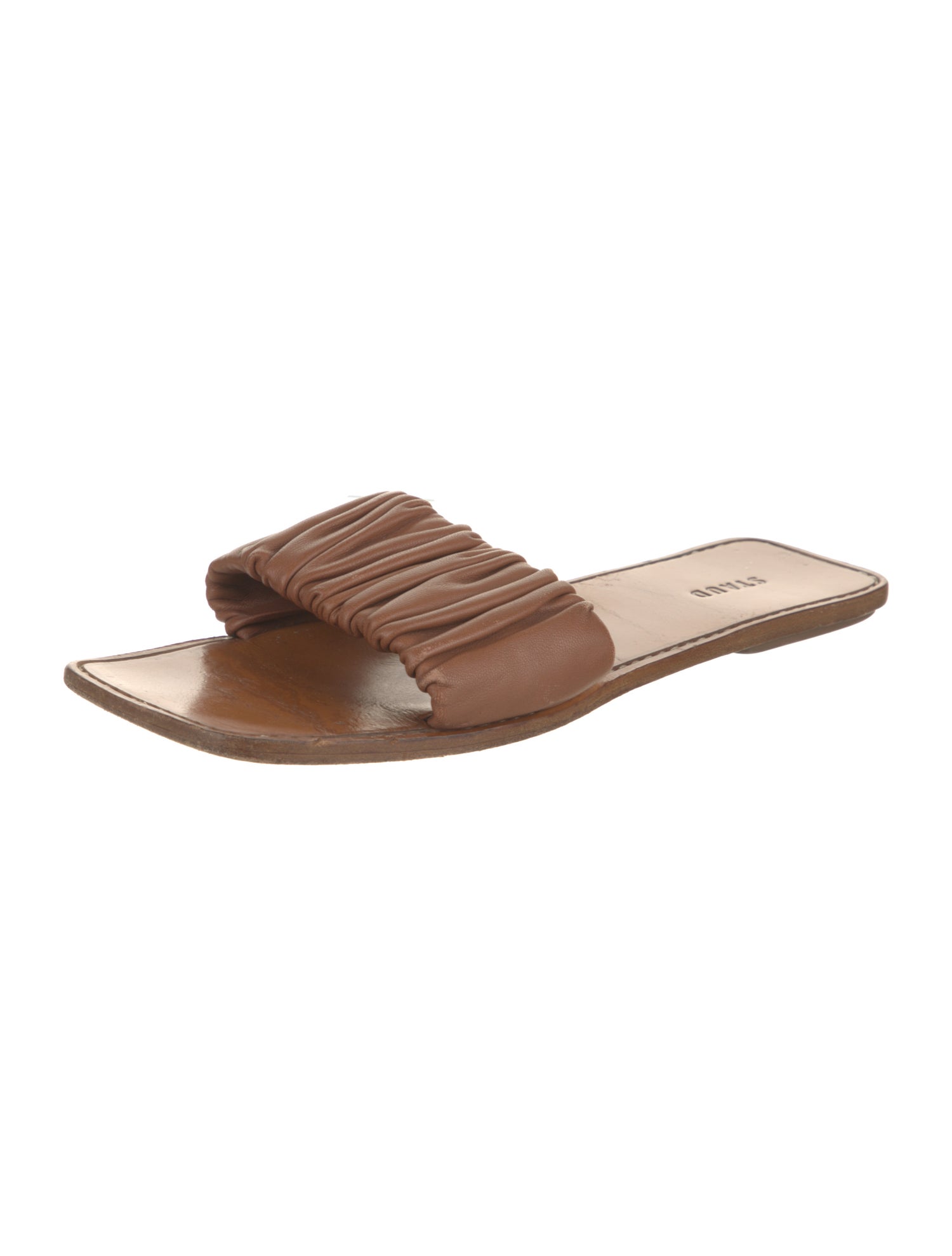 Staud Leather Slides