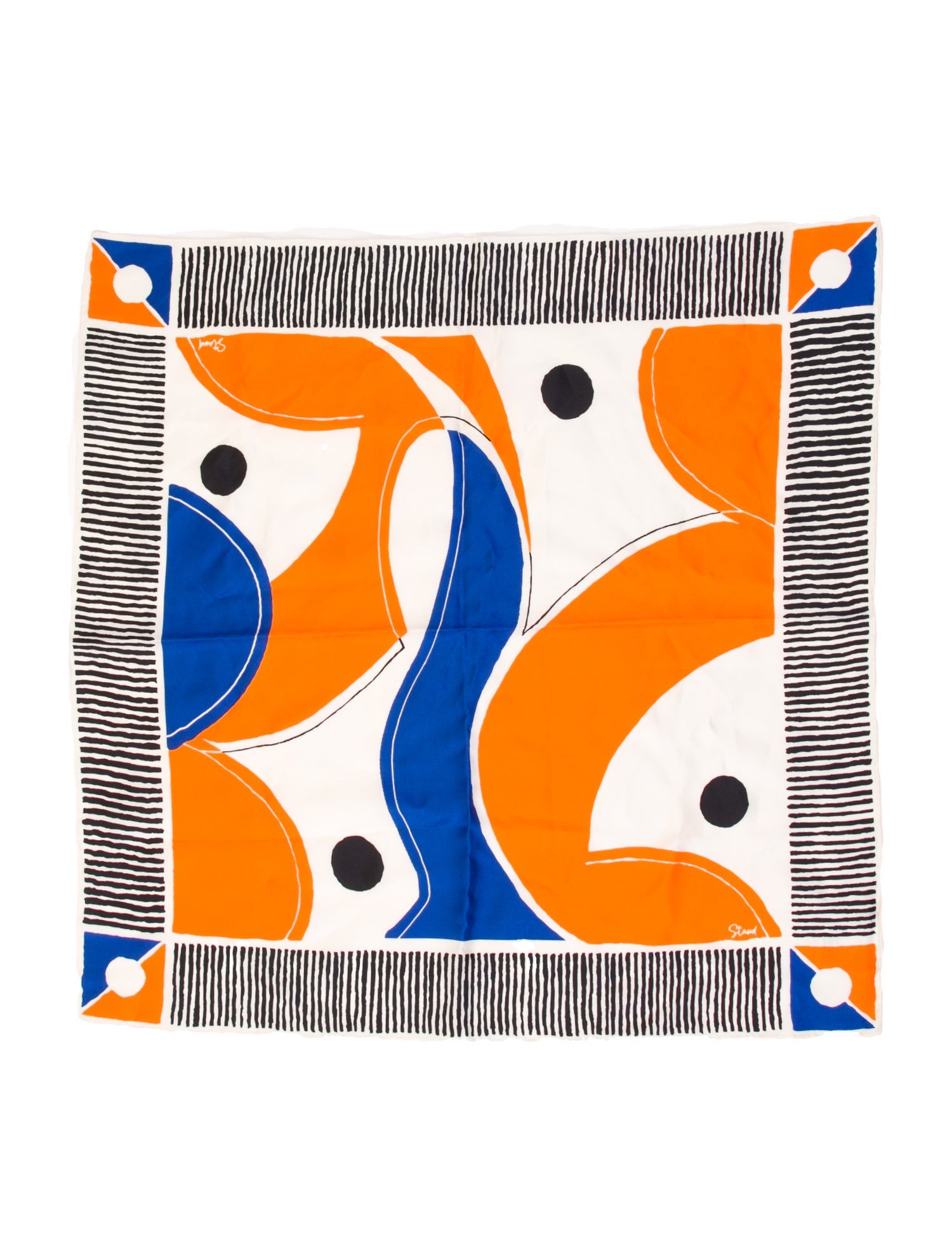 Staud Silk Printed Scarf