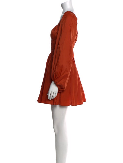 Staud Square Neckline Mini Dress