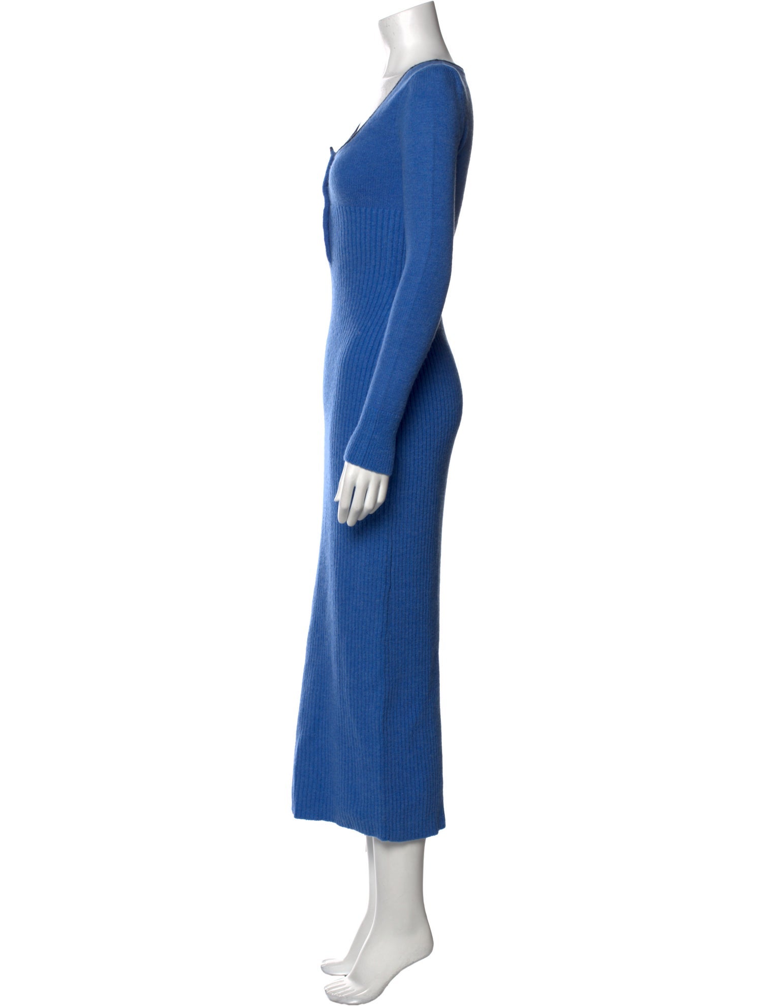 Staud Merino Wool Long Dress