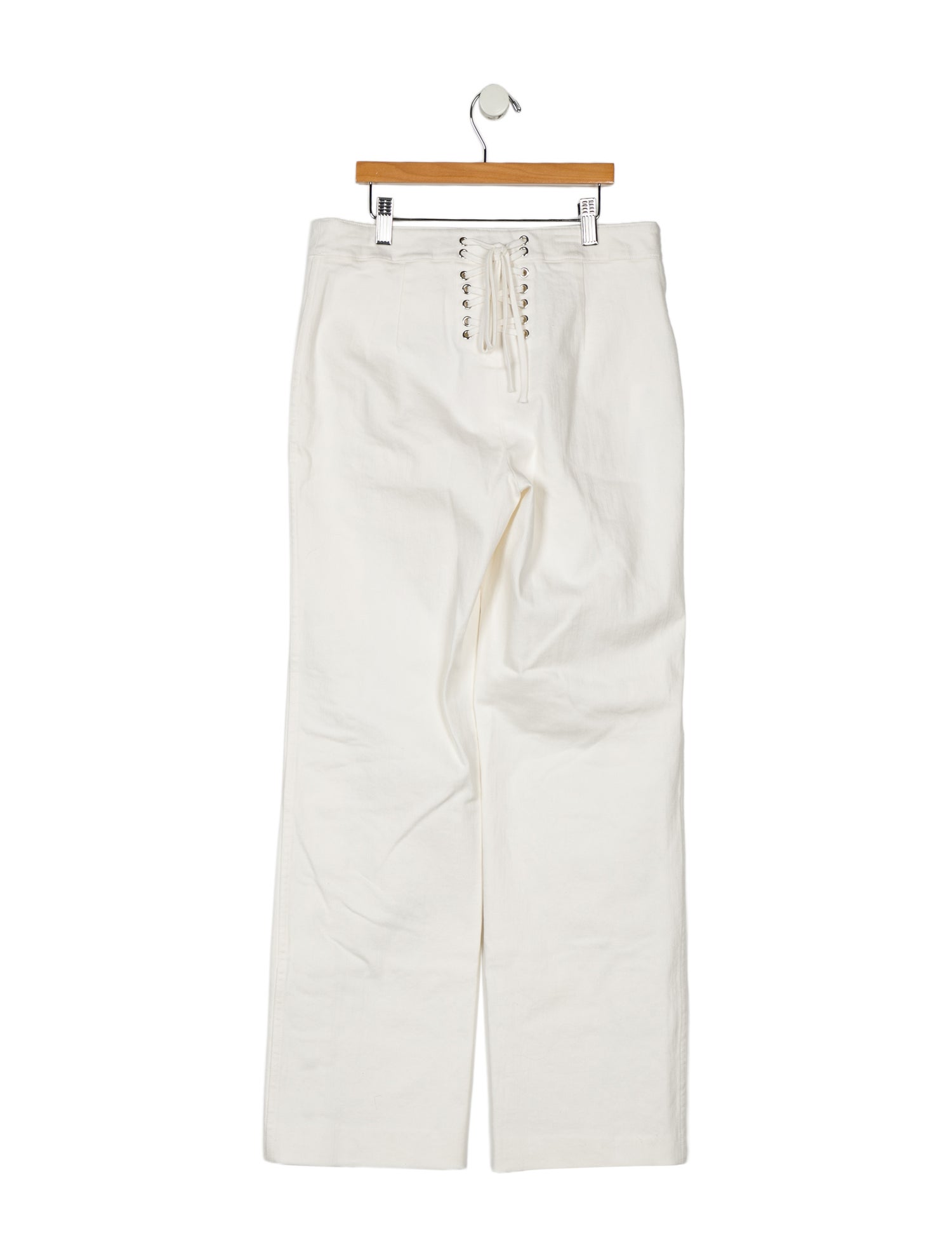 Staud Mid-Rise Wide Leg Jeans