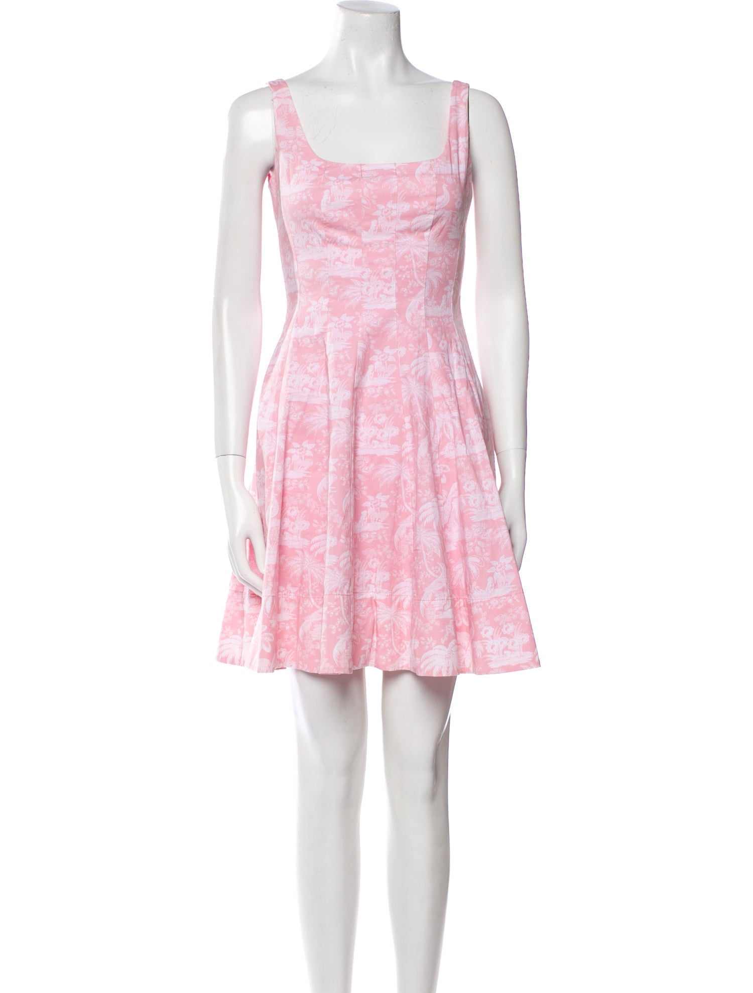 Staud Printed Mini Dress