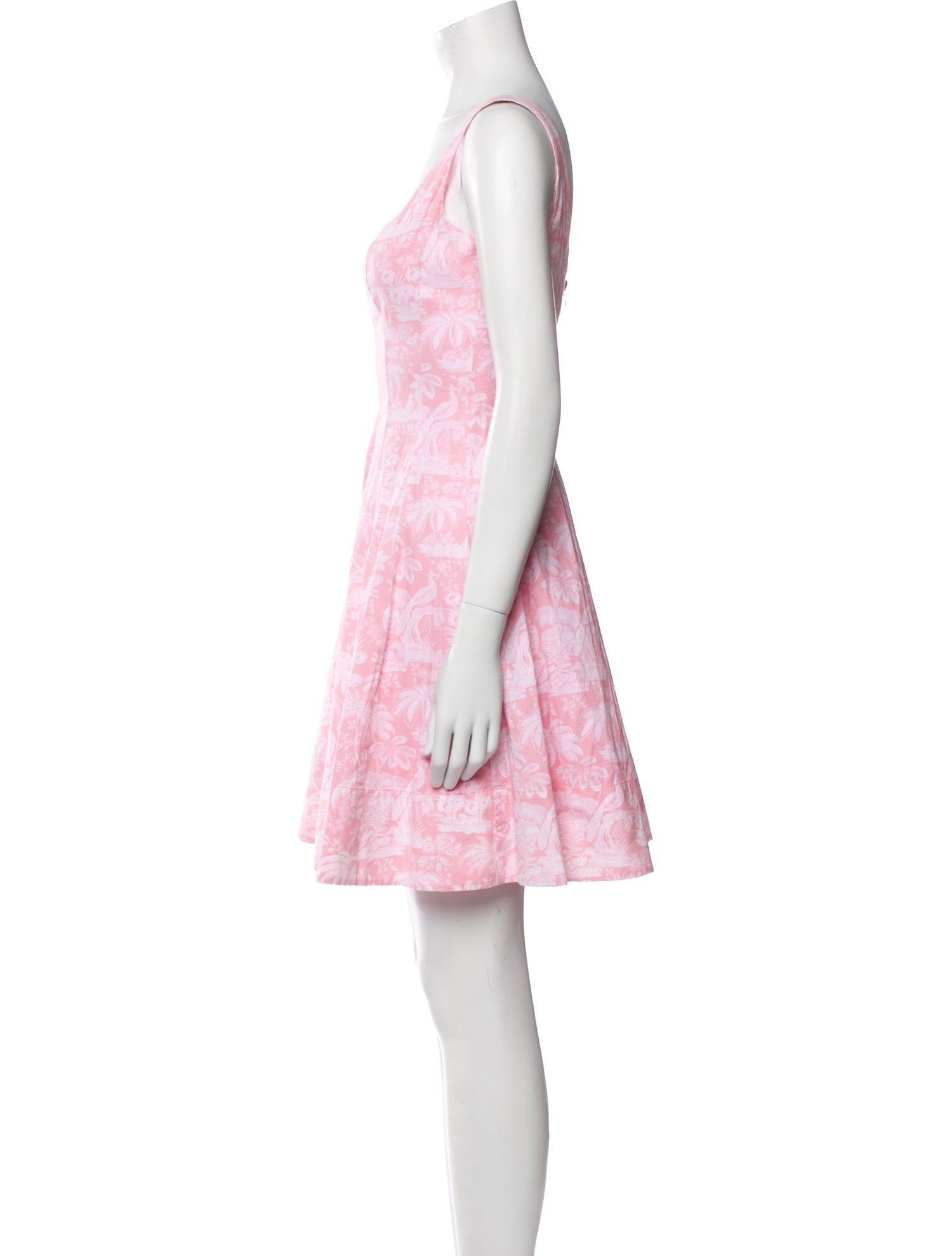 Staud Printed Mini Dress