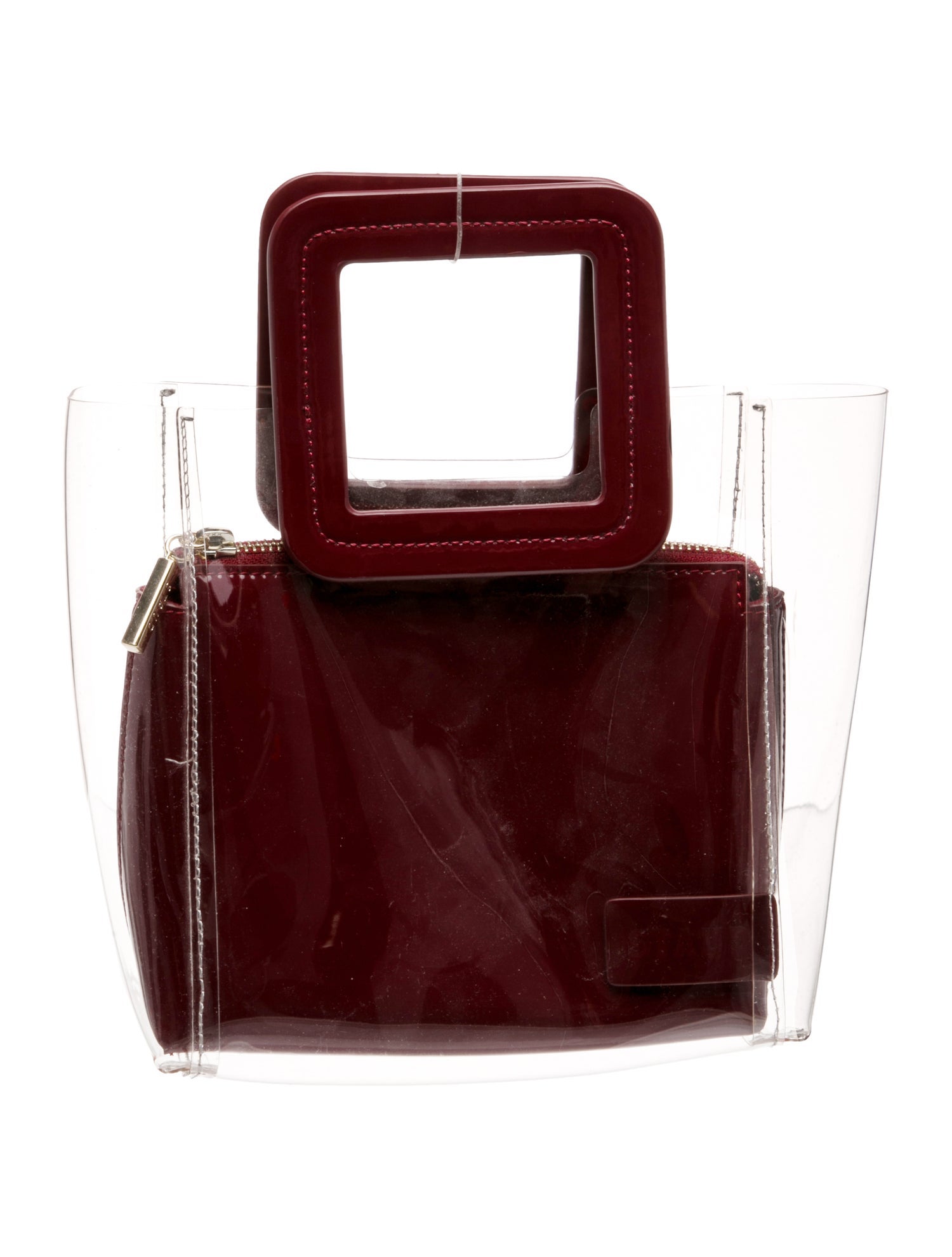 Staud Patent Leather Top Handle Bag
