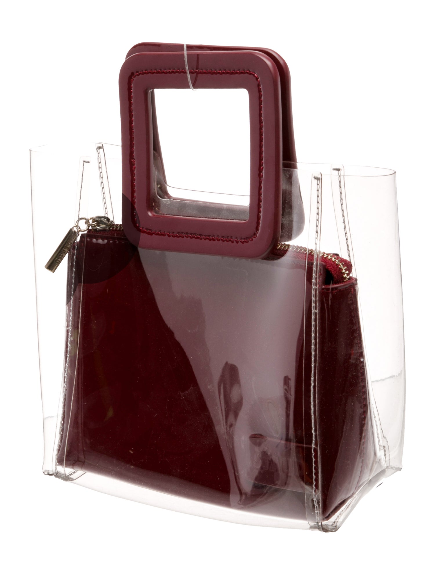 Staud Patent Leather Top Handle Bag