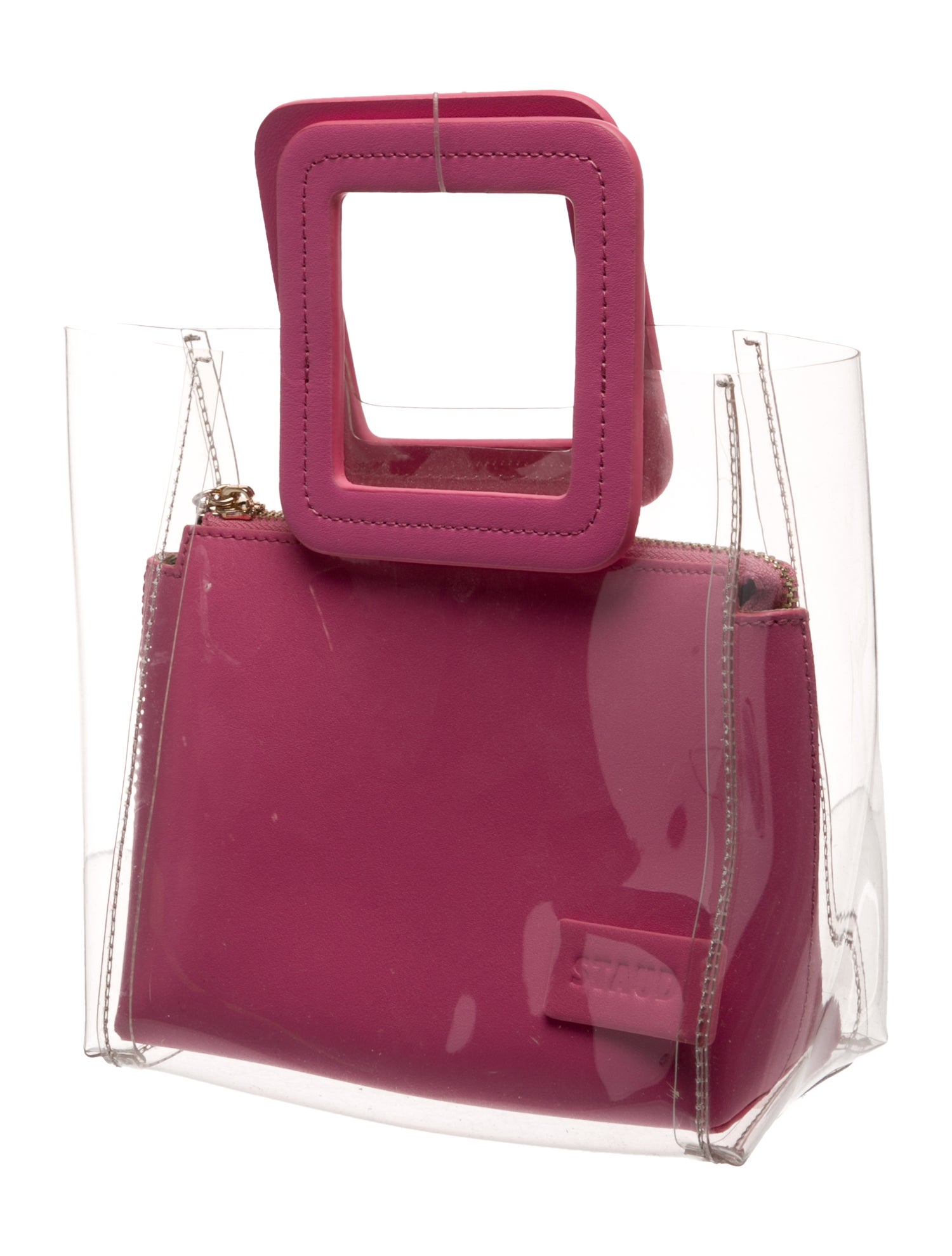 Staud Leather Top Handle Bag