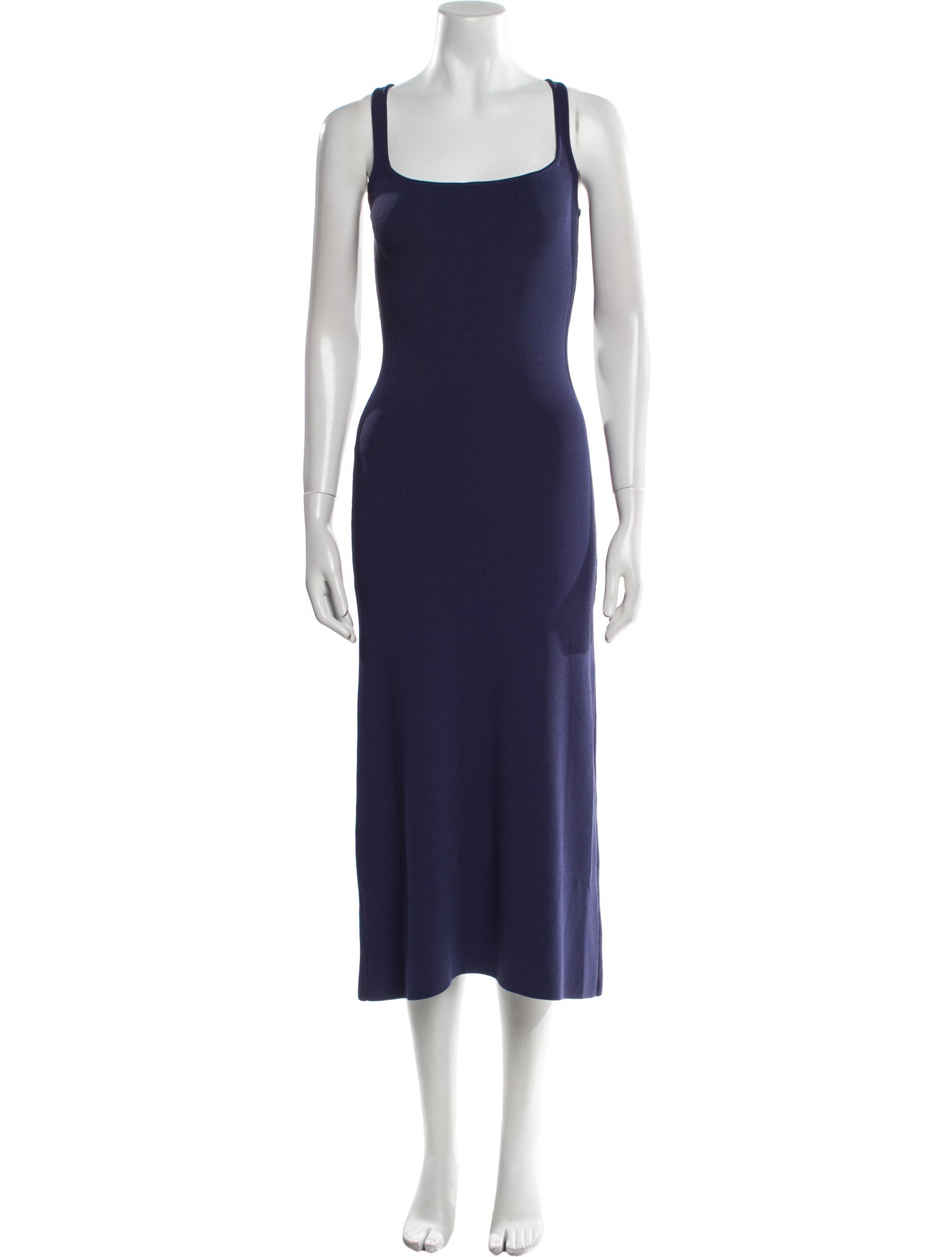 Staud Square Neckline Long Dress