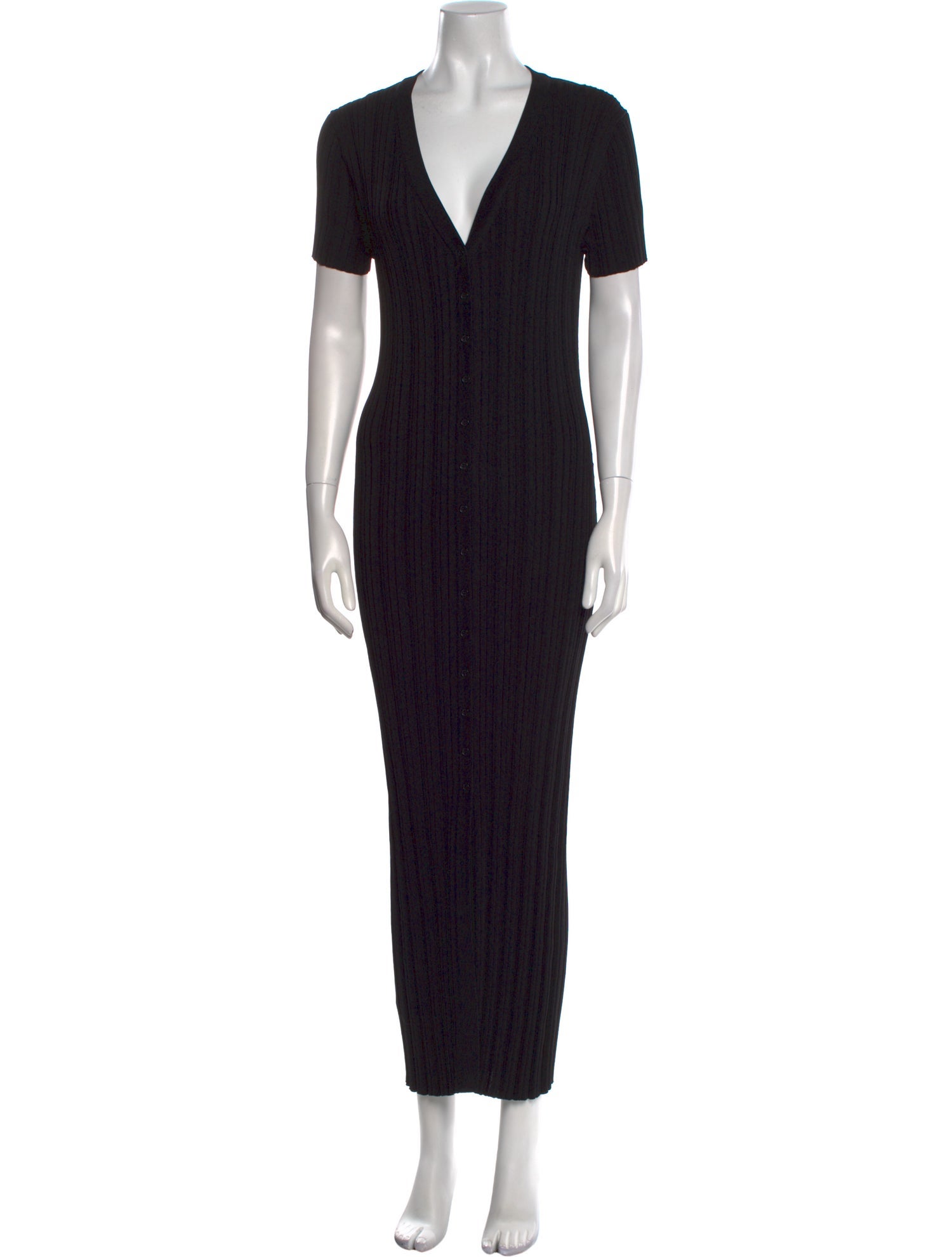 Staud Striped Long Dress