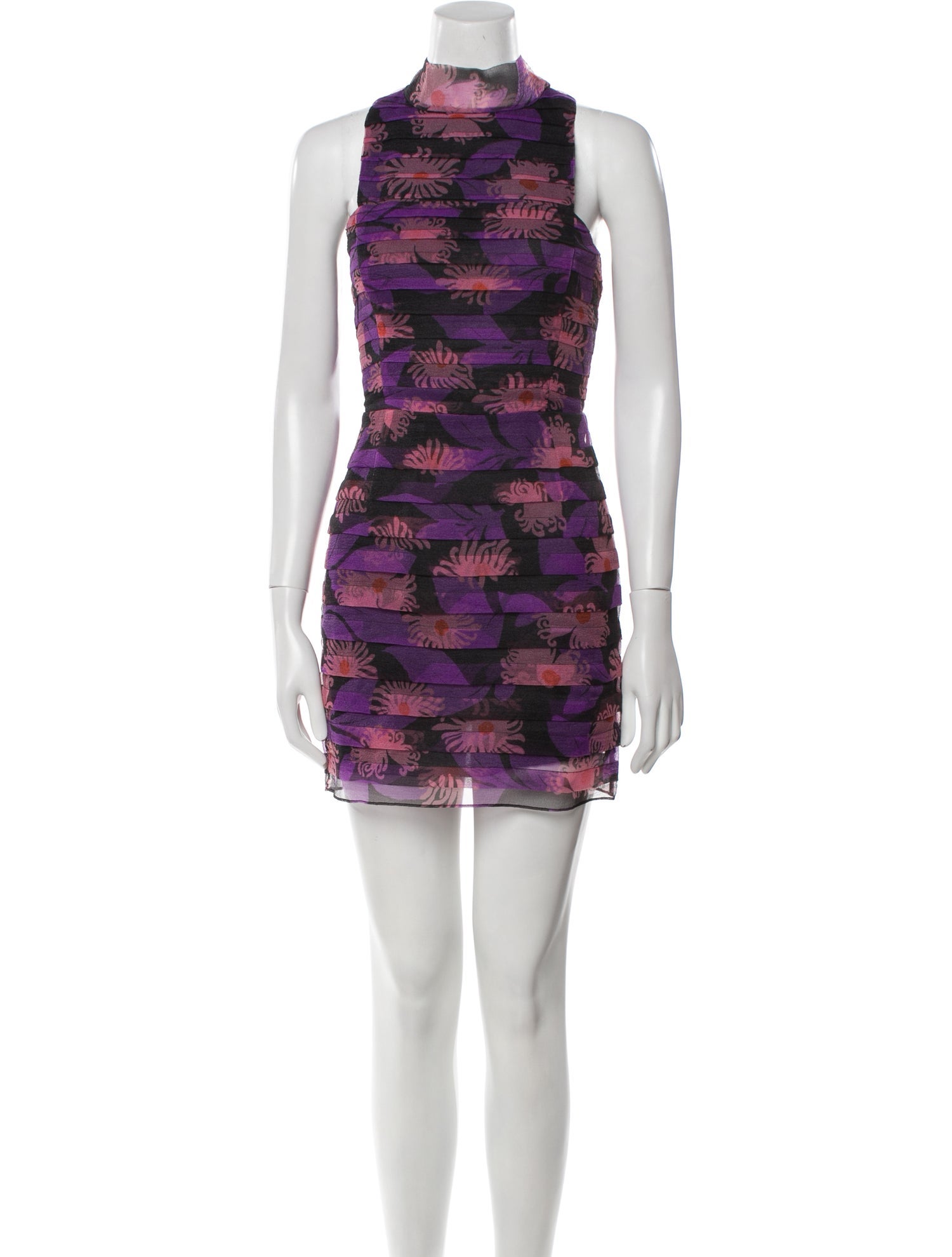 Staud Printed Mini Dress