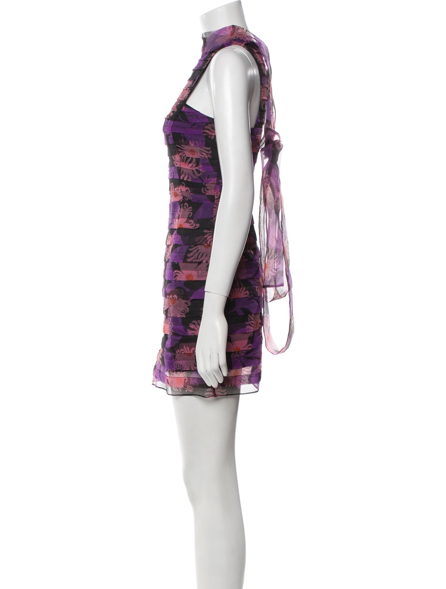 Staud Printed Mini Dress