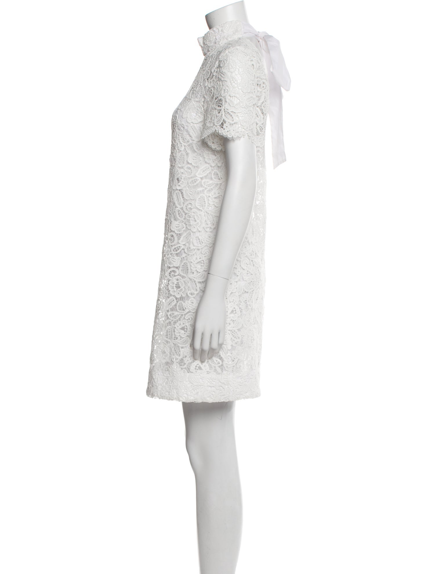 Staud Lace Pattern Mini Dress