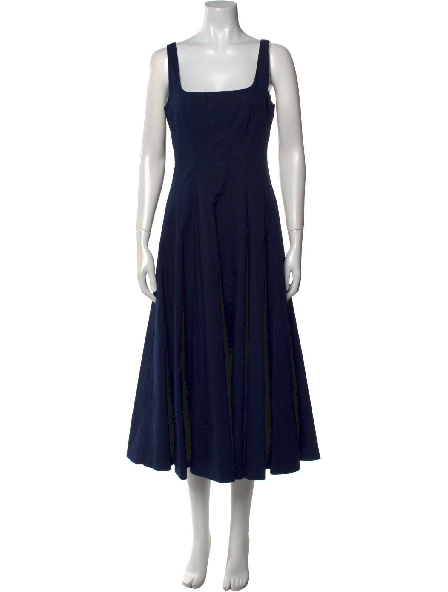 Staud Square Neckline Long Dress