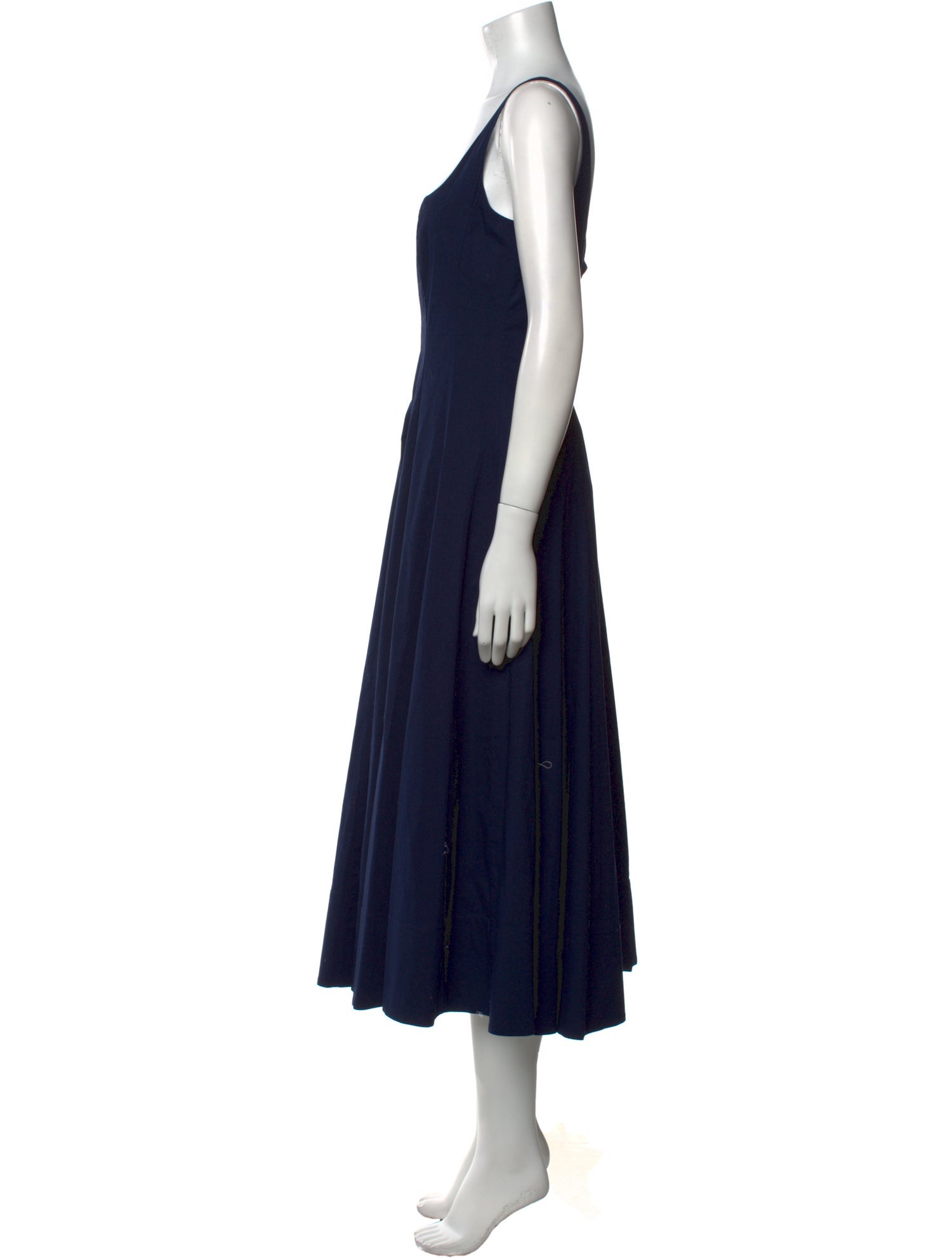 Staud Square Neckline Long Dress