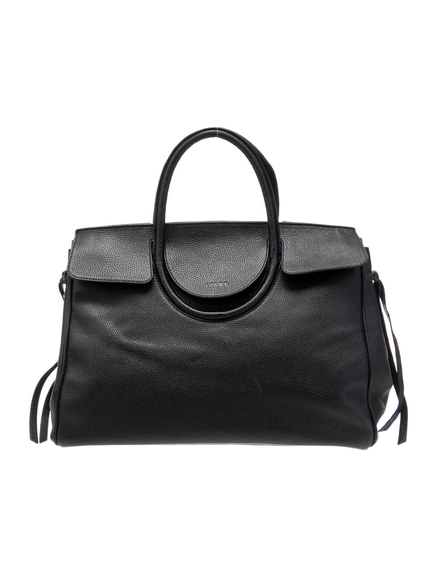 Staud Leather Top Handle Bag