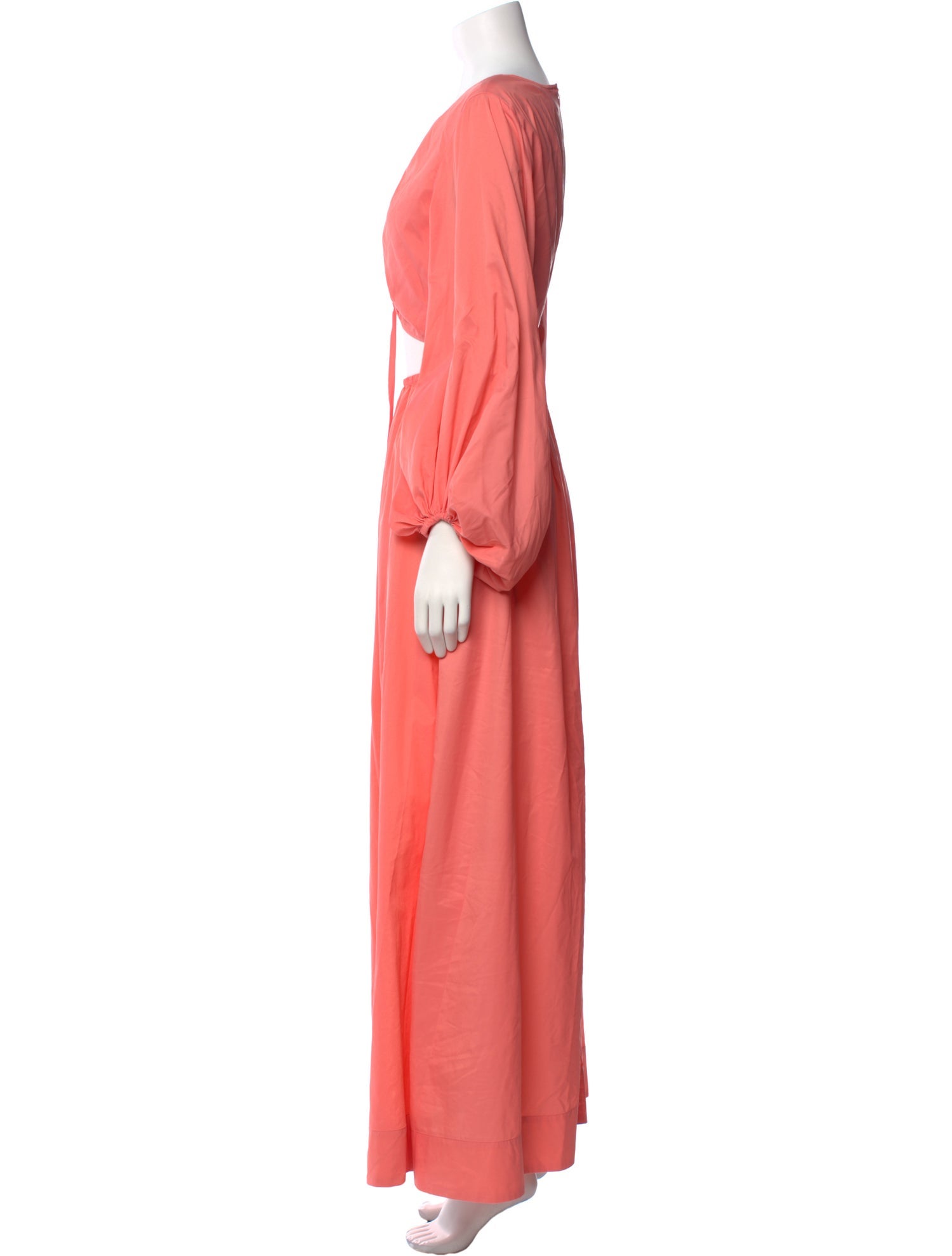 Staud Crew Neck Long Dress