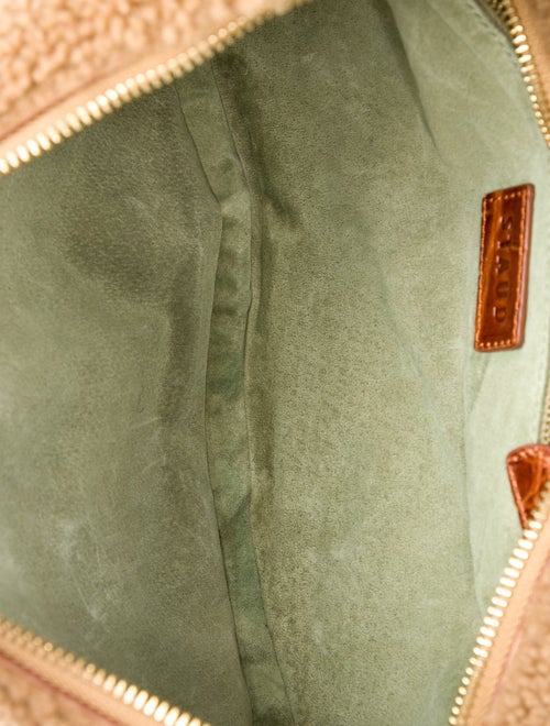 Staud Shearling Shoulder Bag