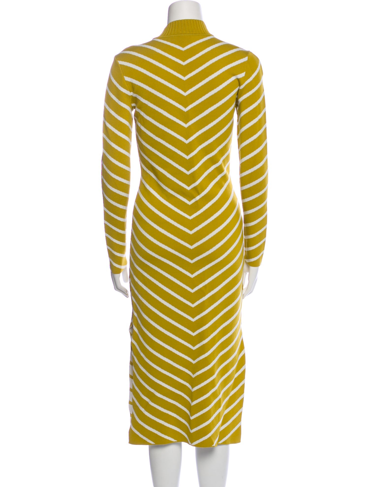 Staud Striped Midi Length Dress