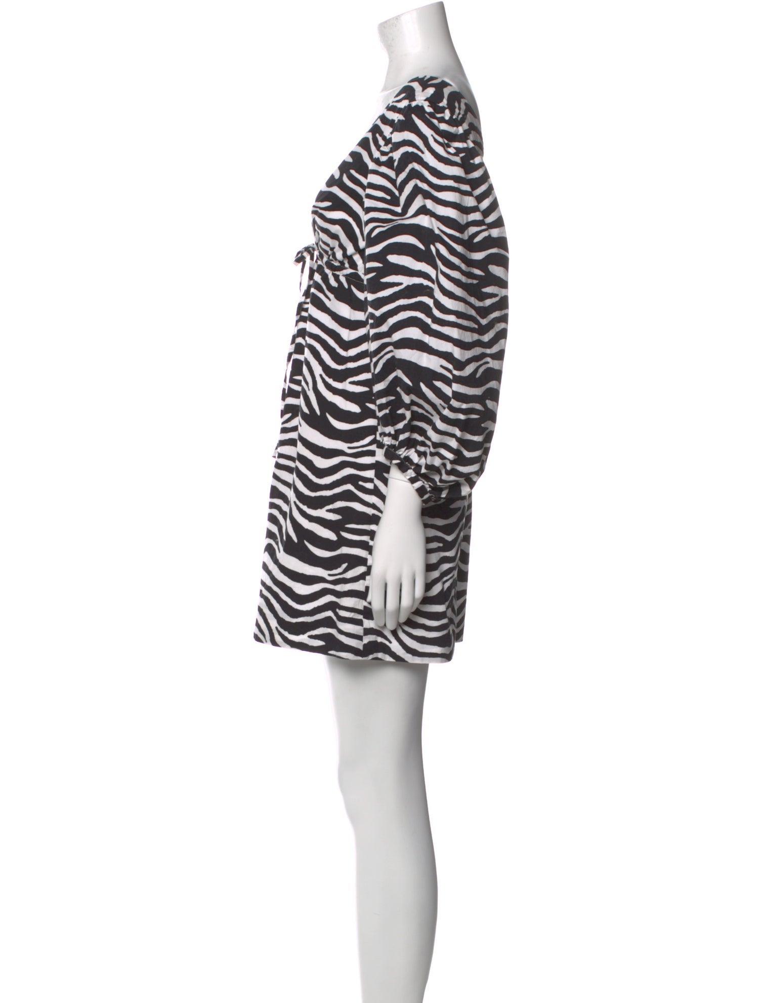 Staud Printed Mini Dress