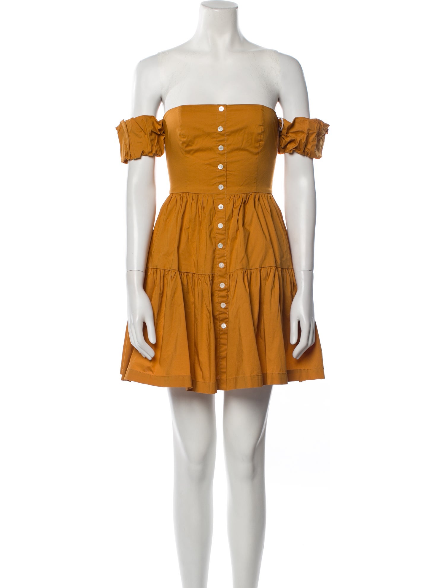 Staud Elio Mini Dress, 2 / Yellow