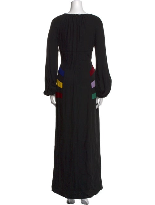 Staud Printed Long Dress