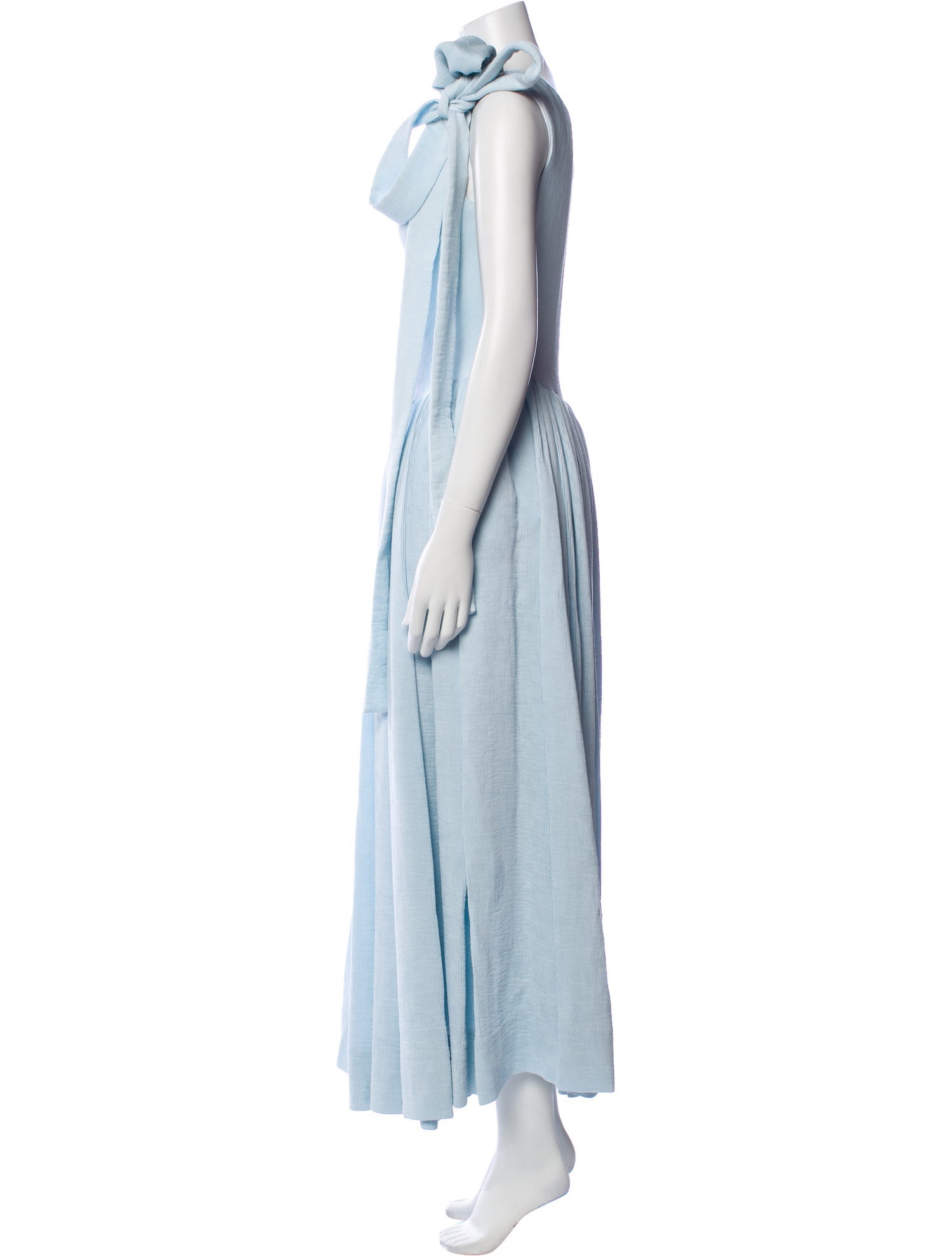 Staud One-Shoulder Long Dress