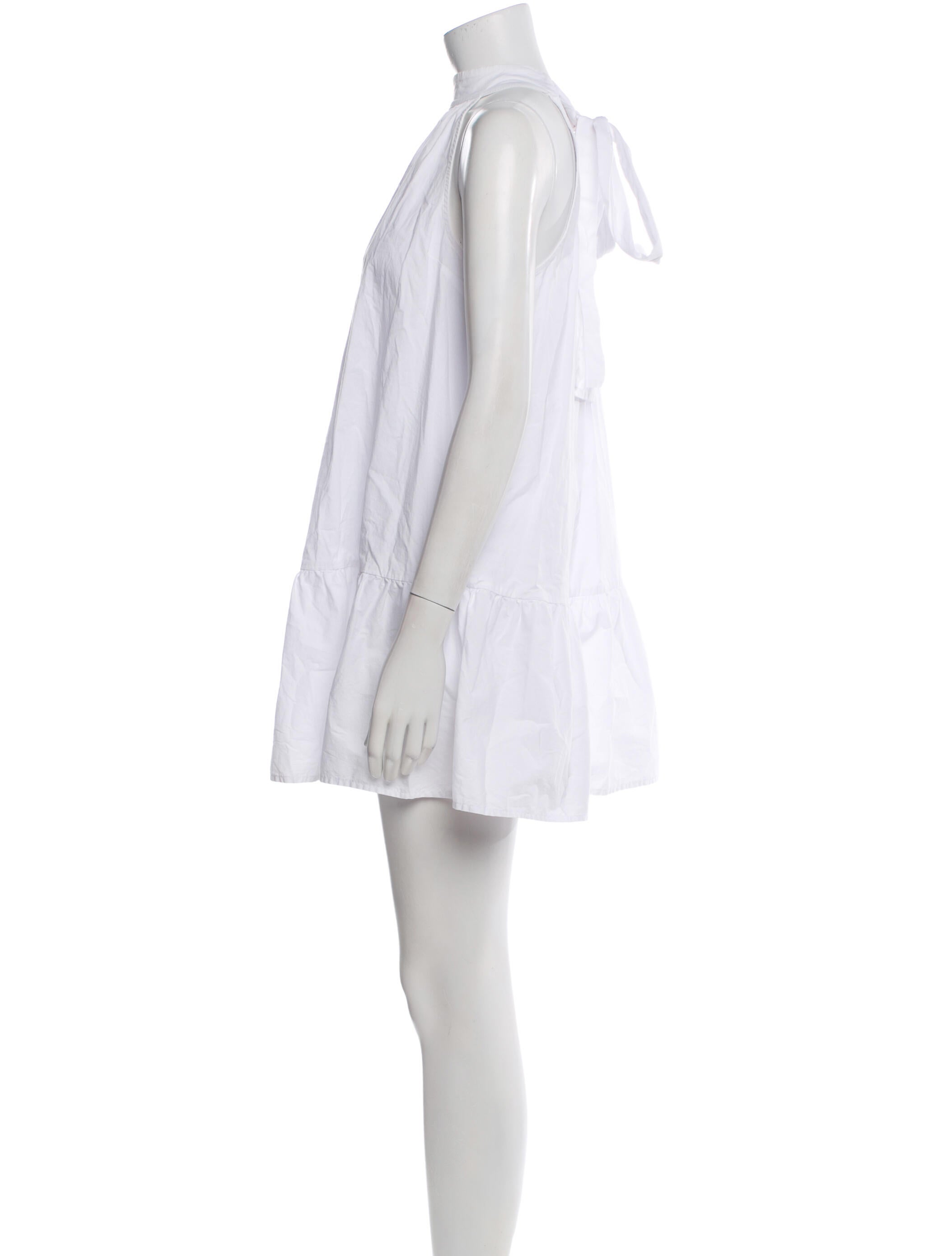 Staud Halterneck Mini Dress