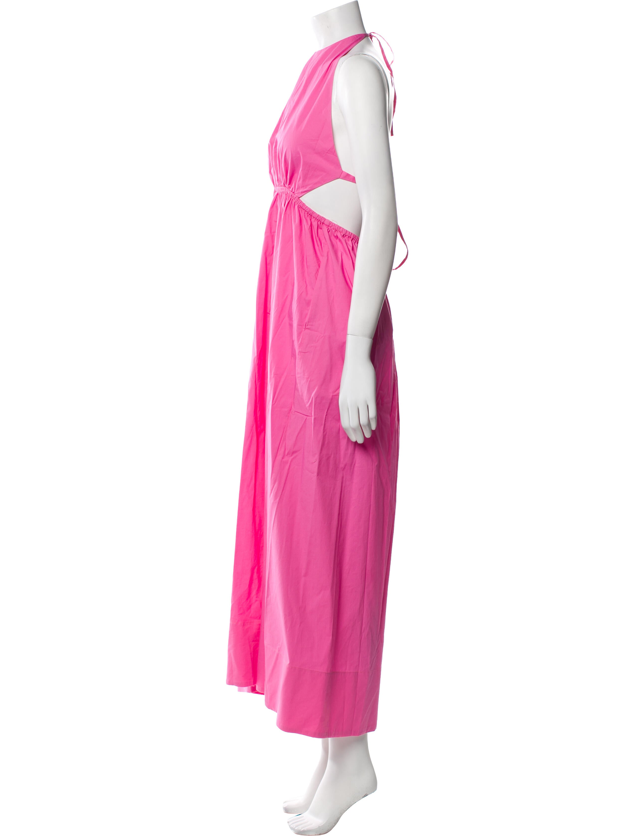 Staud Halterneck Long Dress