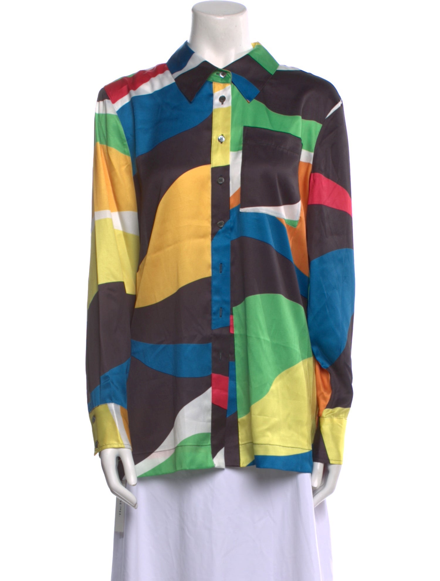 Staud Printed Long Sleeve Tunic