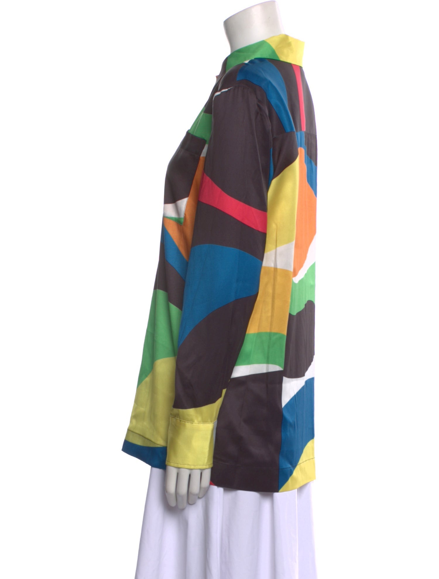 Staud Printed Long Sleeve Tunic