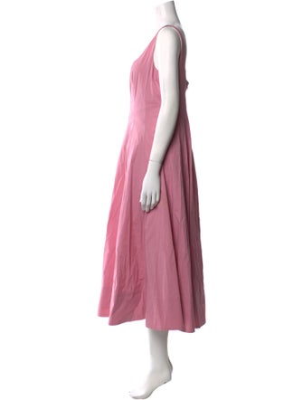 Staud Square Neckline Long Dress