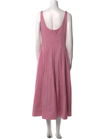 Staud Square Neckline Long Dress