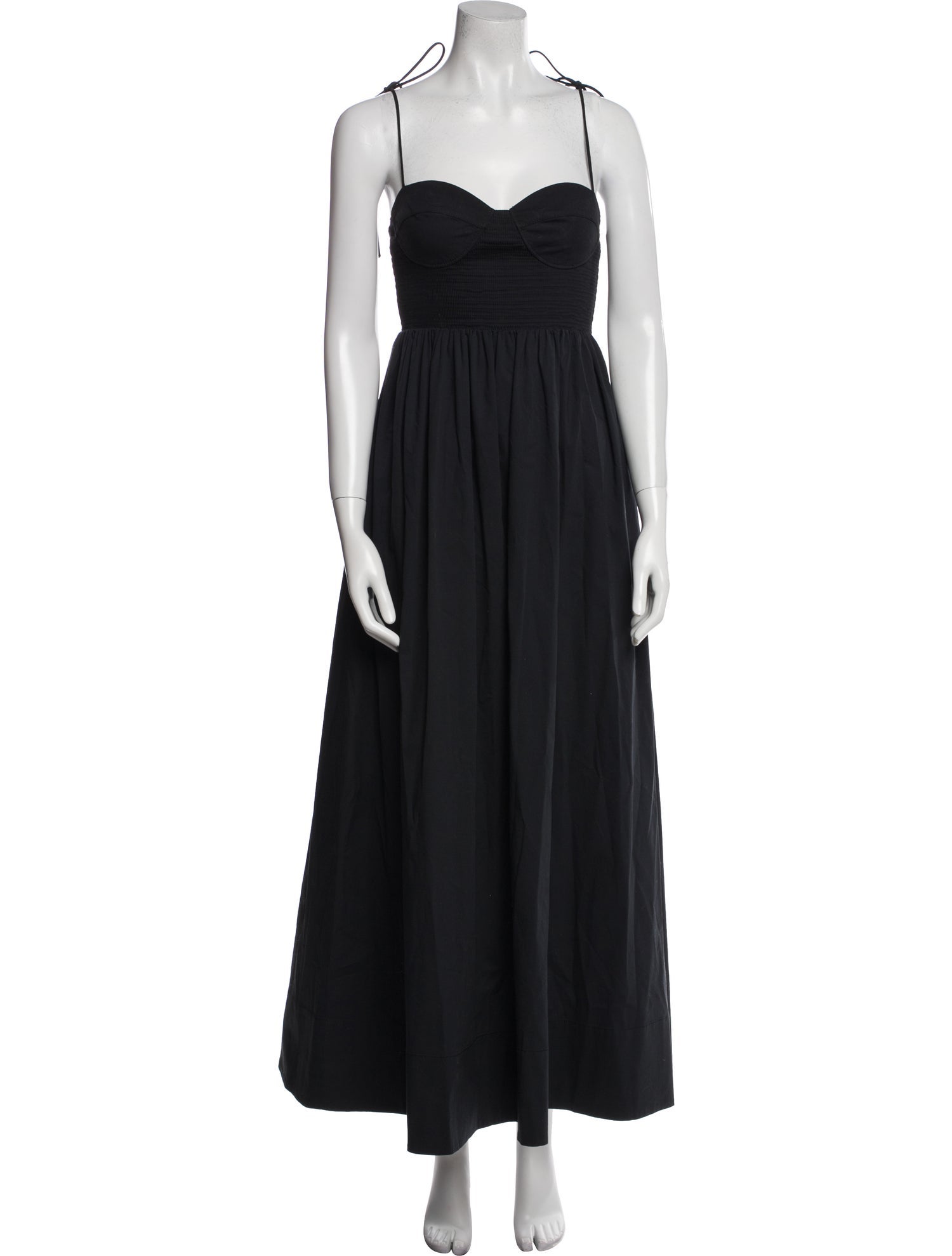Staud Square Neckline Long Dress