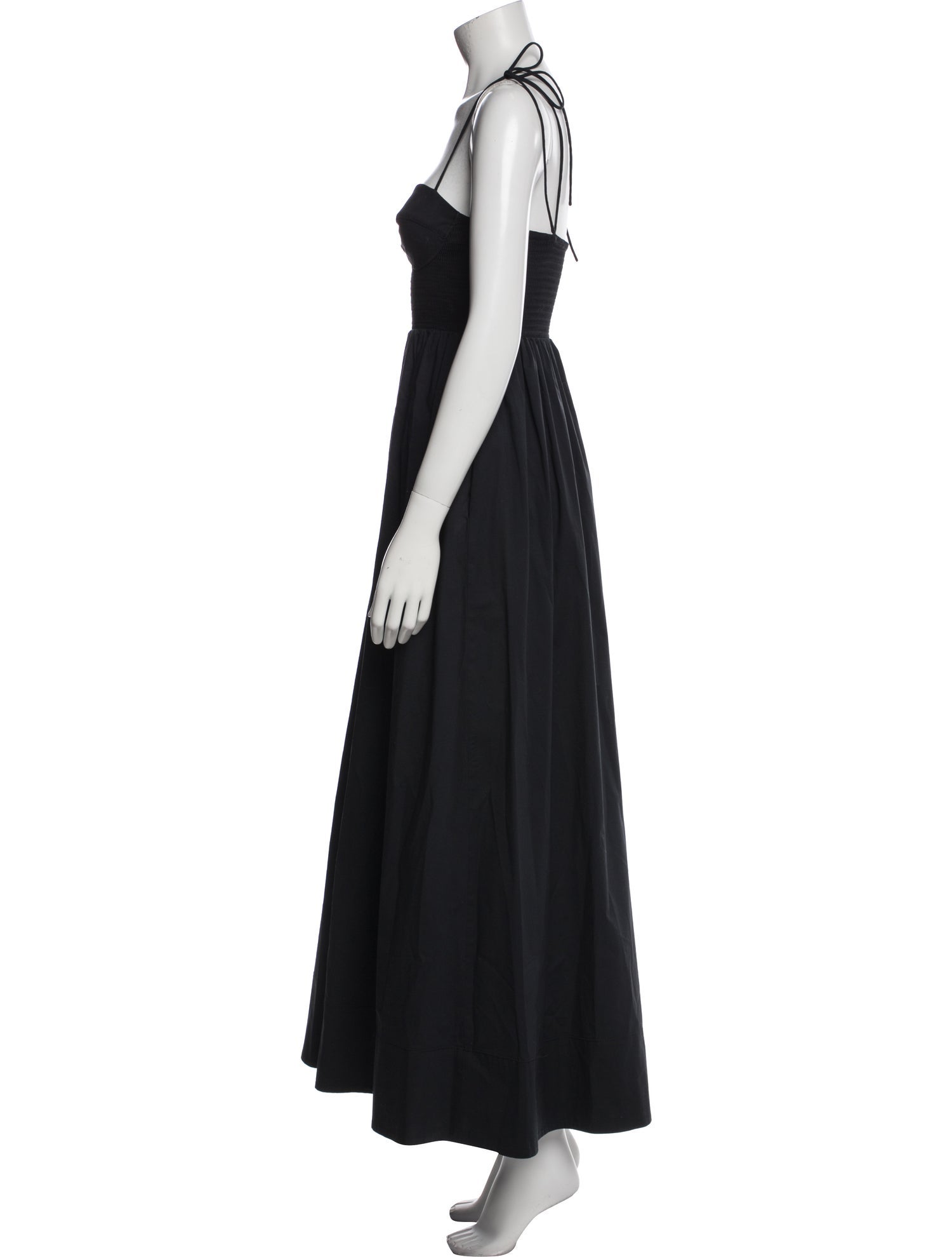 Staud Square Neckline Long Dress